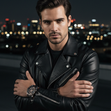 RELOJ PARA HOMBRE CASIO EDIFIC EEFR-574BL-1AVUDF - NEGRO