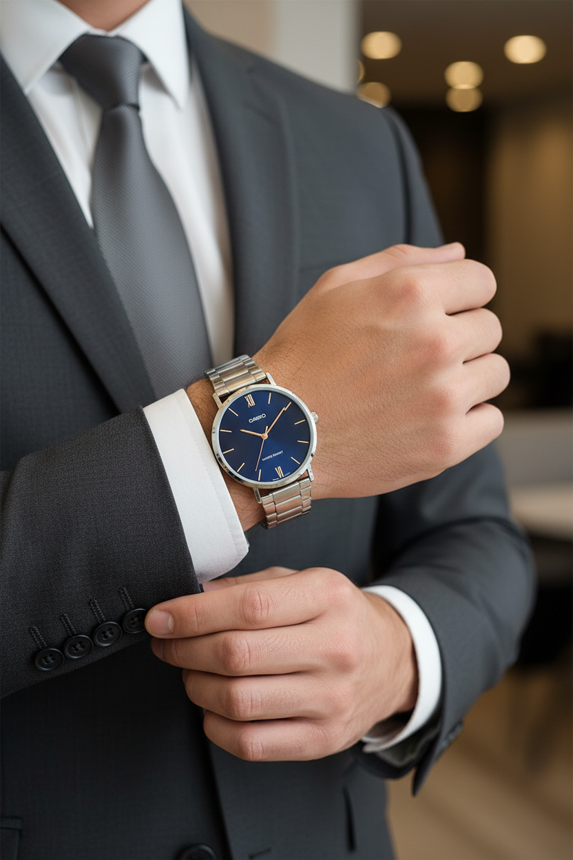 Reloj Casio MTP-VT01D-2BUDF lifestyle traje