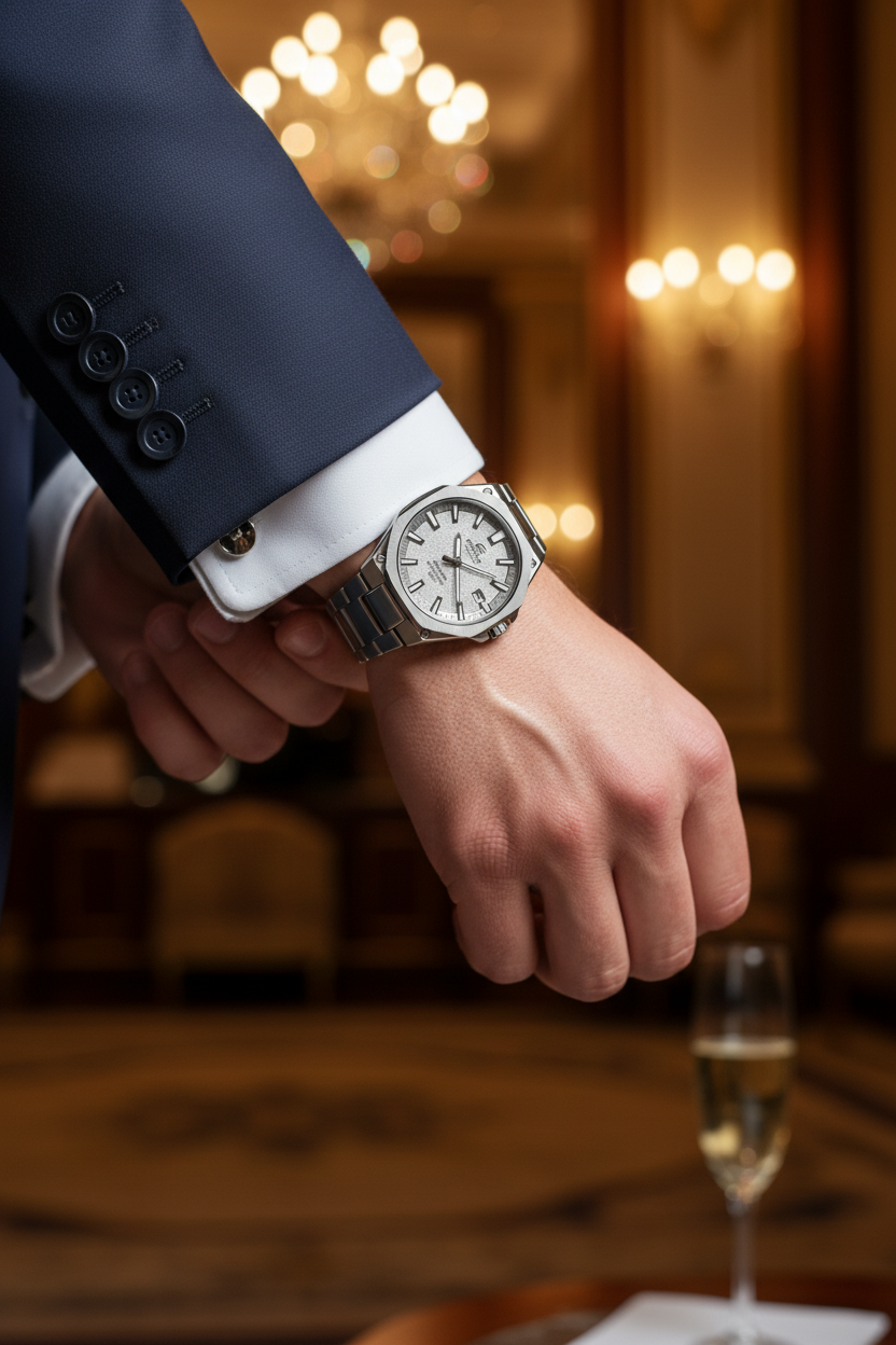 Reloj Casio Edifice EFR-S108DE-8AVUDF lifestyle traje
