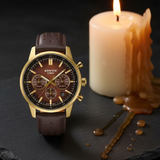 RELOJ PARA HOMBRE CASIO EDIFICE EFR-575CL-5ADF - CAFÉ