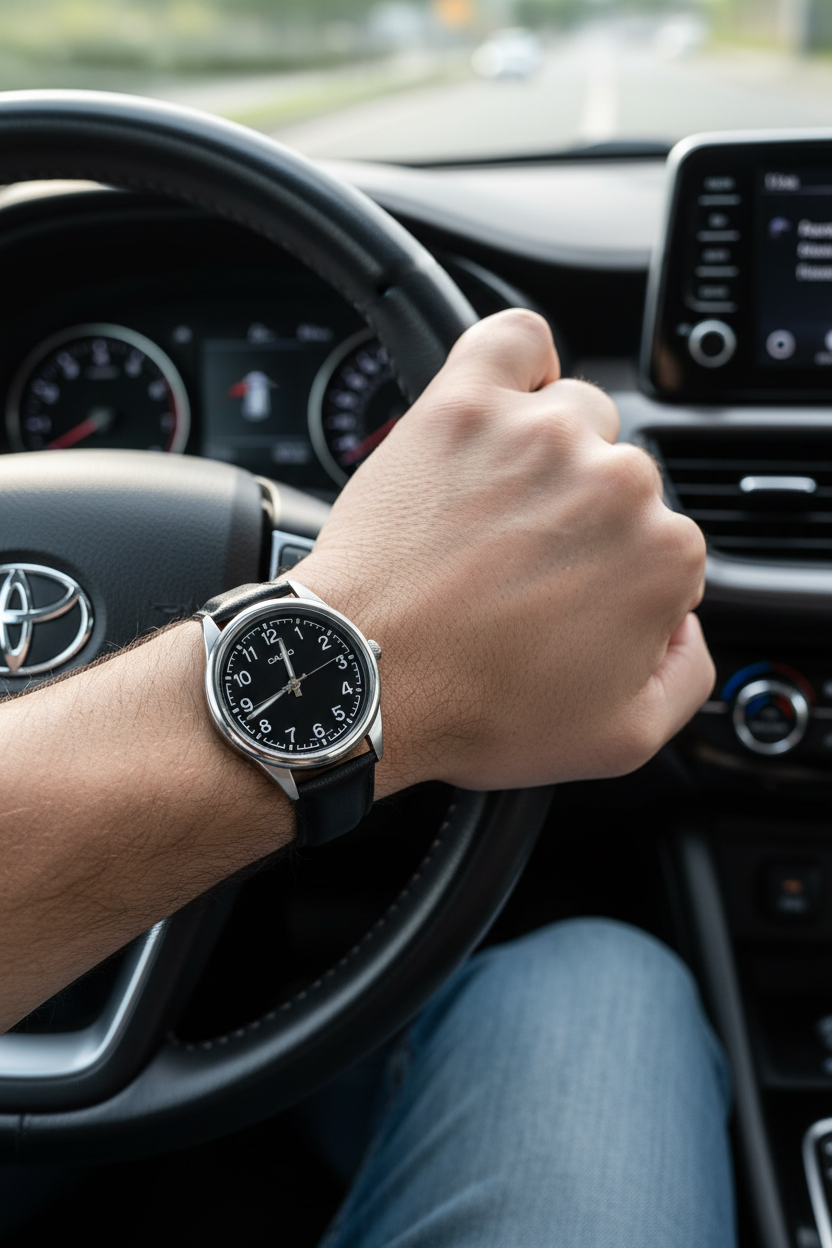 Reloj Casio MTP-V005L-1B4UDF lifestyle conduciendo