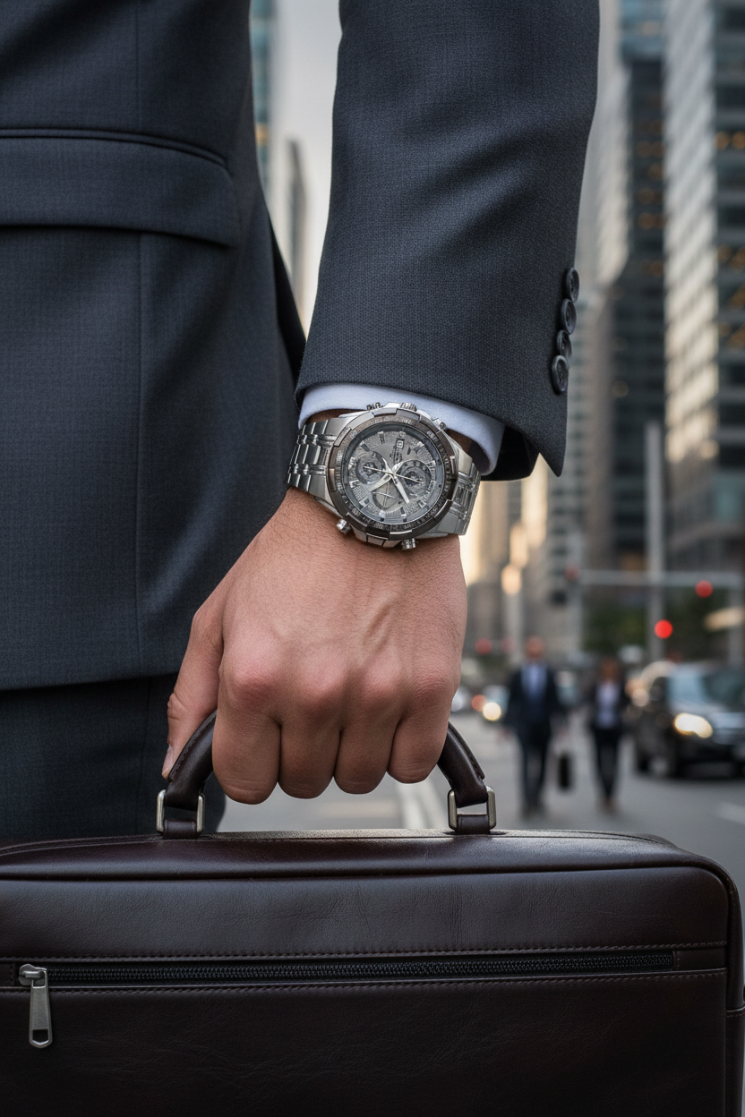 Reloj Casio Edifice EFR-539DE-8AVUDF lifestyle maletín