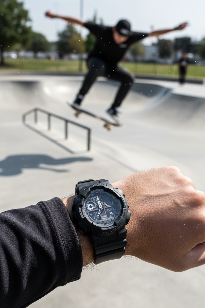 Reloj Casio G-Shock GA-100-1A1DR lifestyle skateboarding