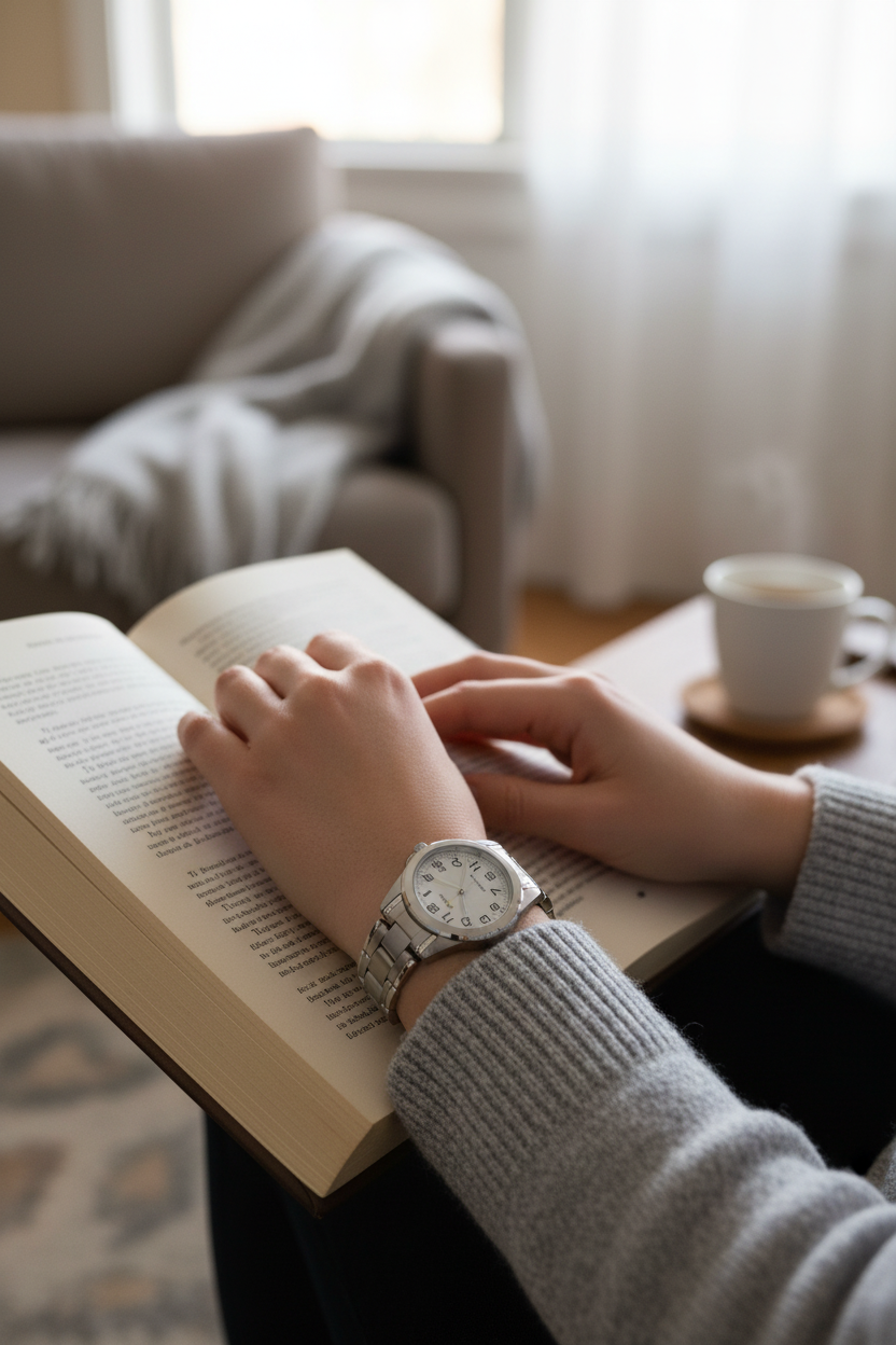 Reloj Casio LTP-1215A-7B2DF lifestyle lectura