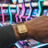 RELOJ CASIO VINTAGE AQ-230EGL-9ADF - DORADO