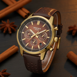 RELOJ PARA HOMBRE CASIO EDIFICE EFR-575CL-5ADF - CAFÉ