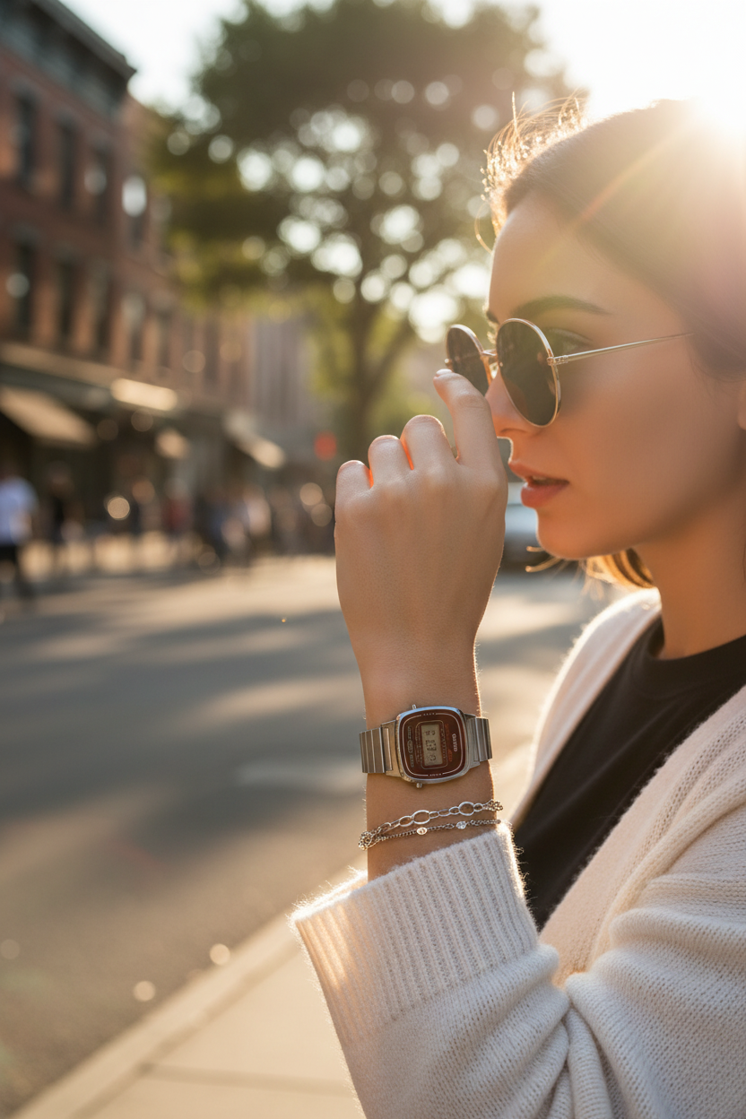 Reloj Casio LA670WA-4DF lifestyle gafas