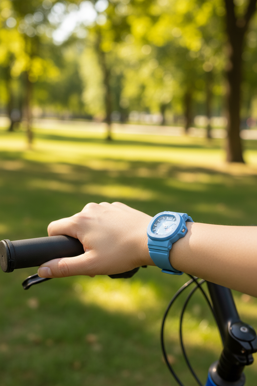 Reloj Casio Baby-G BGA-10D-2A2DR lifestyle bicicleta