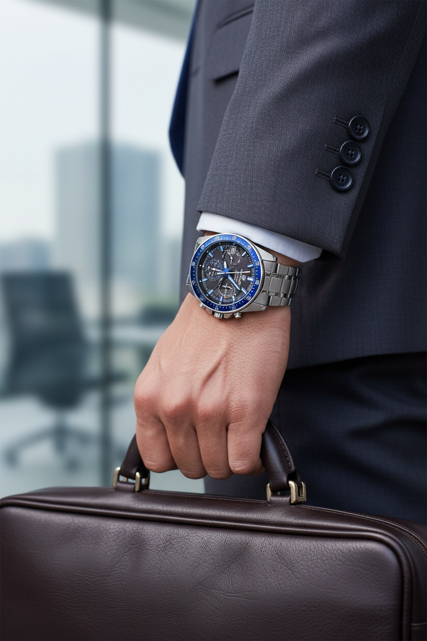 Reloj Casio Edifice EFV-540D-1A2VUDF lifestyle maletín