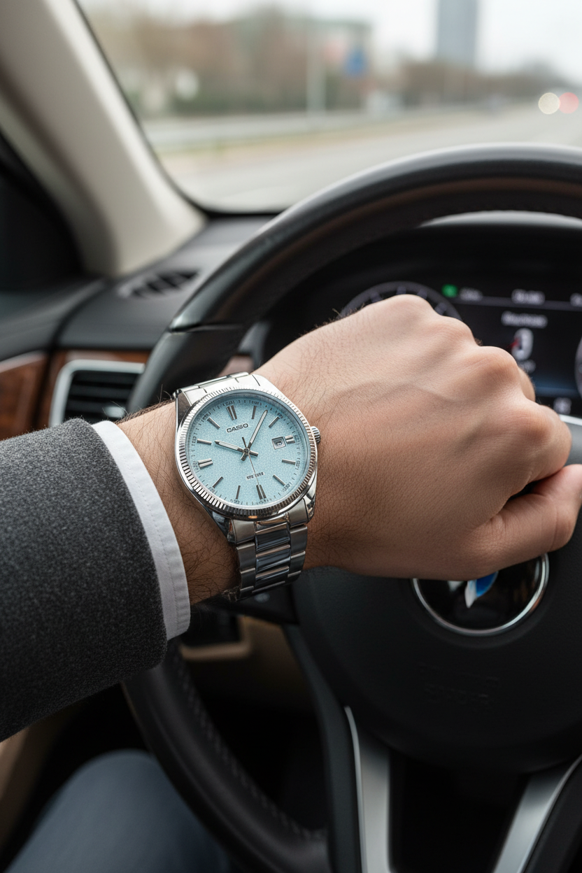 Reloj Casio MTP-1302DA-2A2VDF lifestyle conduciendo