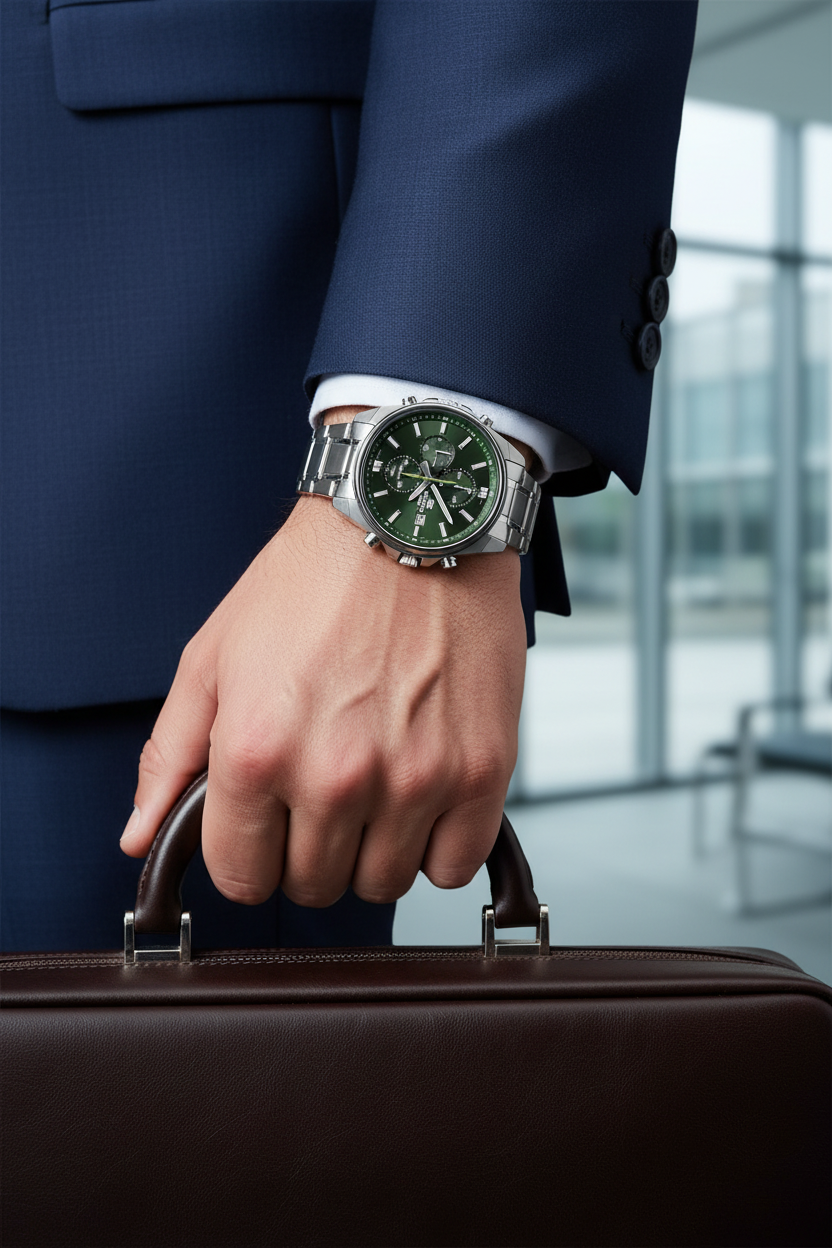 Reloj Casio Edifice EFV-610D-3CVUDF lifestyle maletín