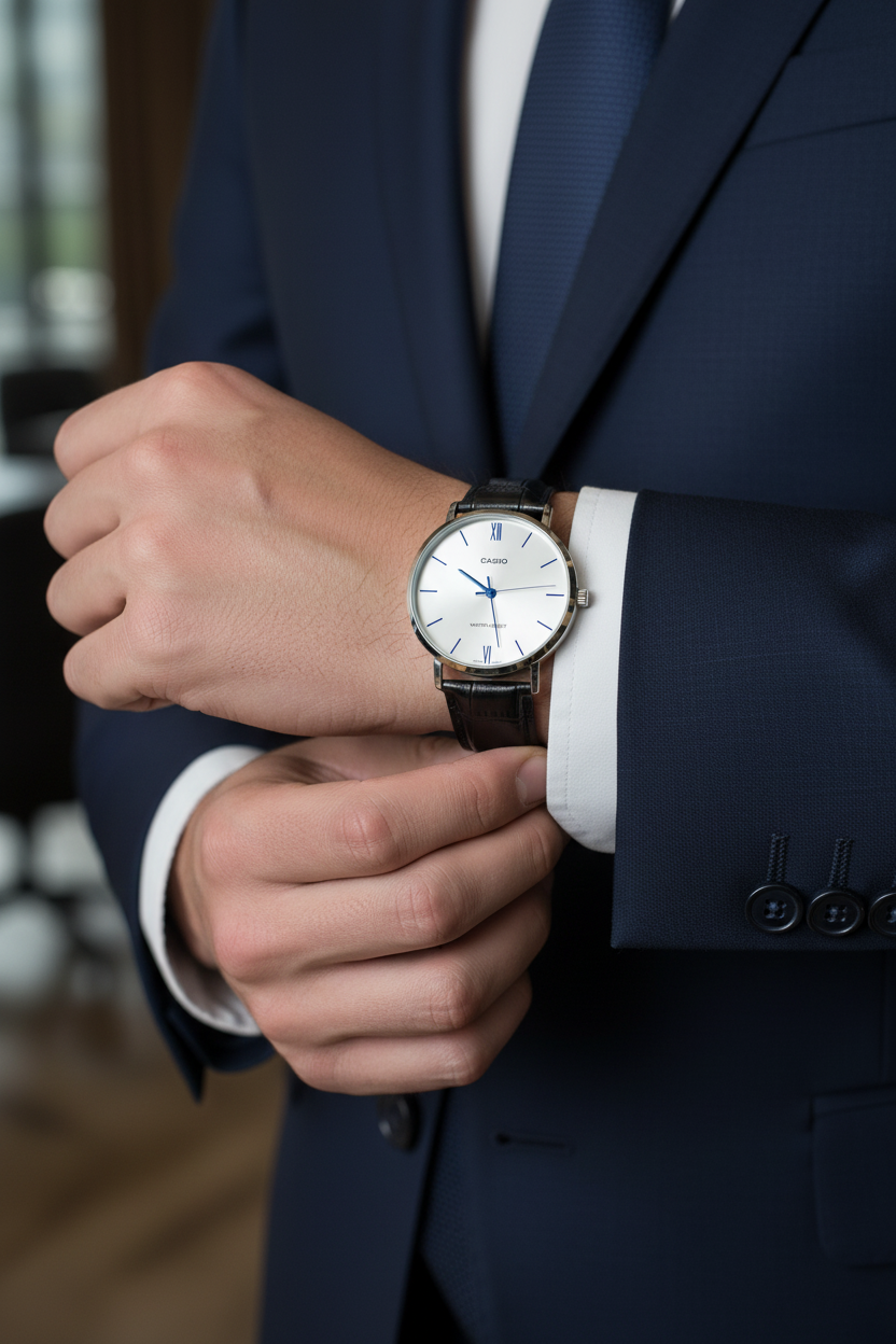 Reloj Casio MTP-VT01L-7B1UDF lifestyle traje