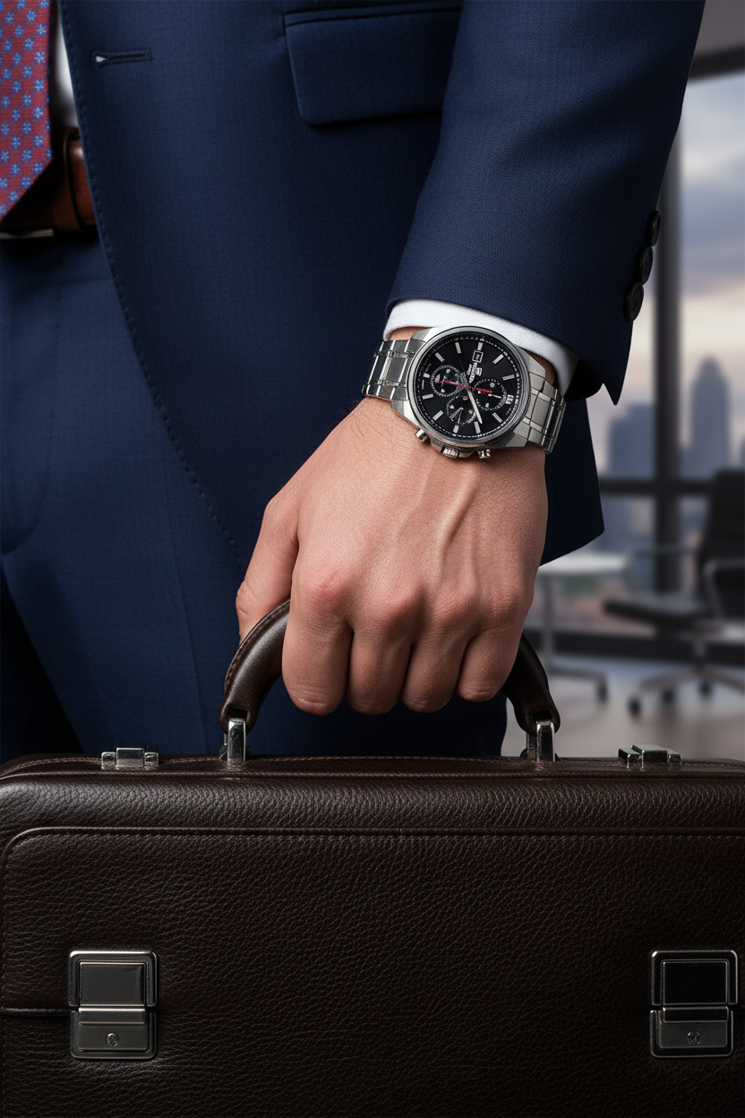 Reloj Casio Edifice EFV-610D-1AVUDF lifestyle maletín