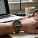 Reloj Casio AE-1600H-5AVDF lifestyle escritura