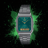 RELOJ CASIO VINTAGE AQ-230EGG-3ADF - VERDE