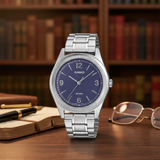 RELOJ PARA HOMBRE CASIO MTP-B210D-2A2VDF  - AZUL
