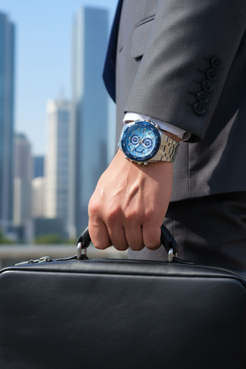 Reloj Casio Edifice EFR-539DE-2AVUDF lifestyle maletín