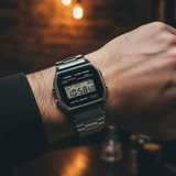 RELOJ CASIO VINTAGE A158WEA-1DF - NEGRO