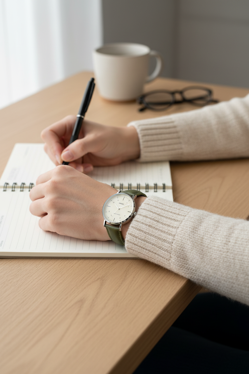 Reloj Casio LTP-VT03L-3BDF lifestyle escritura