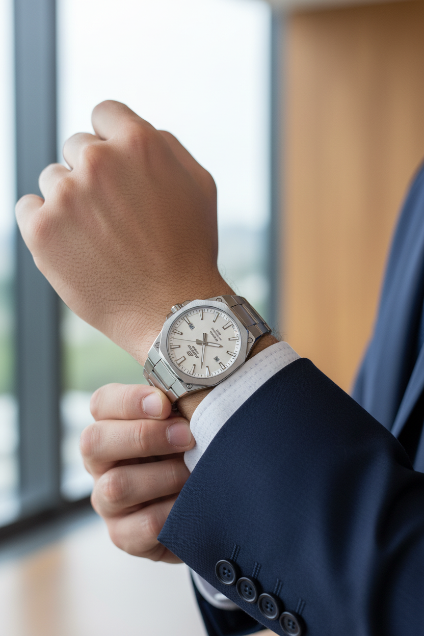 Reloj Casio Edifice EFR-S108D-7AVUDF lifestyle traje