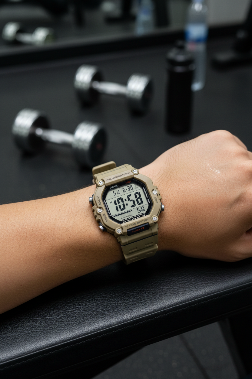Reloj Casio AE-1600H-5AVDF lifestyle gimnasio