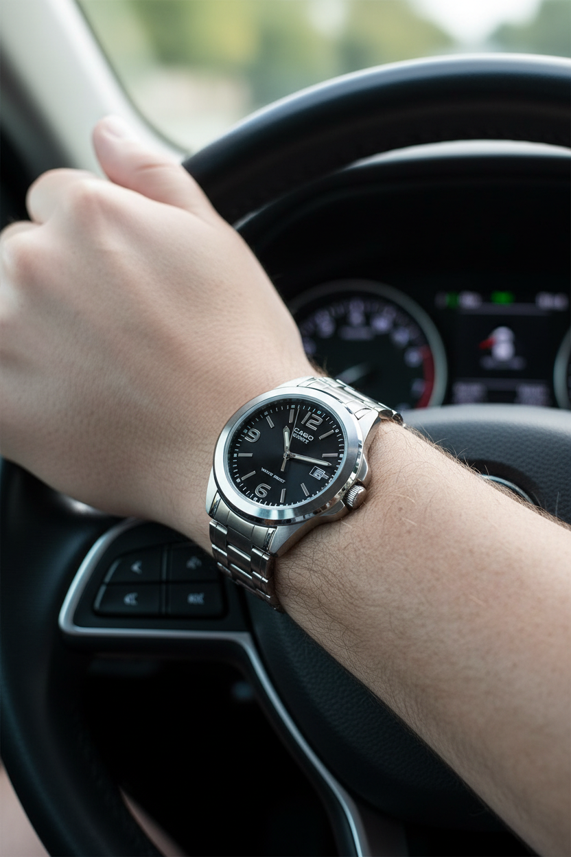 Reloj Casio MTP-1215A-1ADF lifestyle conduciendo