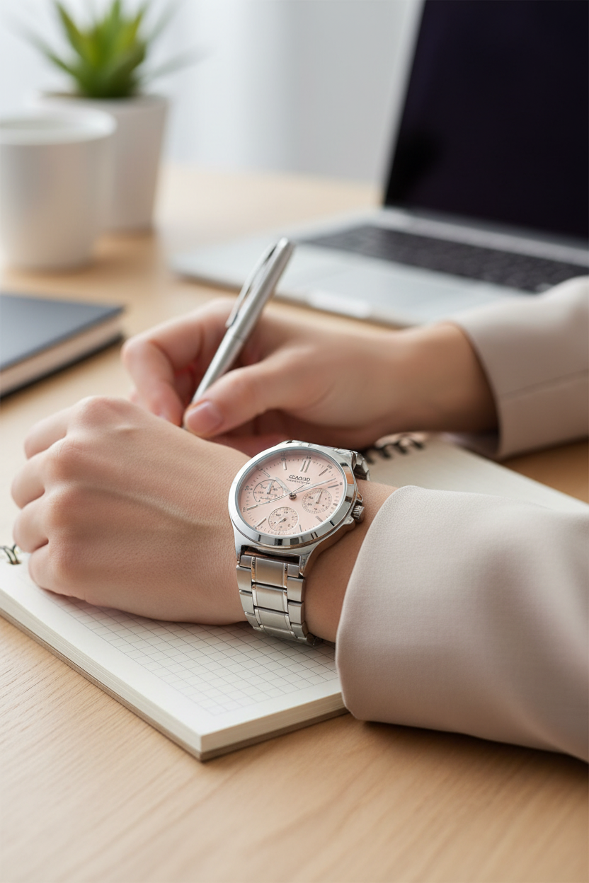 Reloj Casio LTP-V300D-4AUDF lifestyle escritura