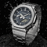 RELOJ PARA HOMBRE CASIO G-SHOCK GM-2110D-8ADR RELOJ - GRIS