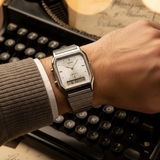 RELOJ CASIO VINTAGE AQ-230ELT-7ADR - BLANCO