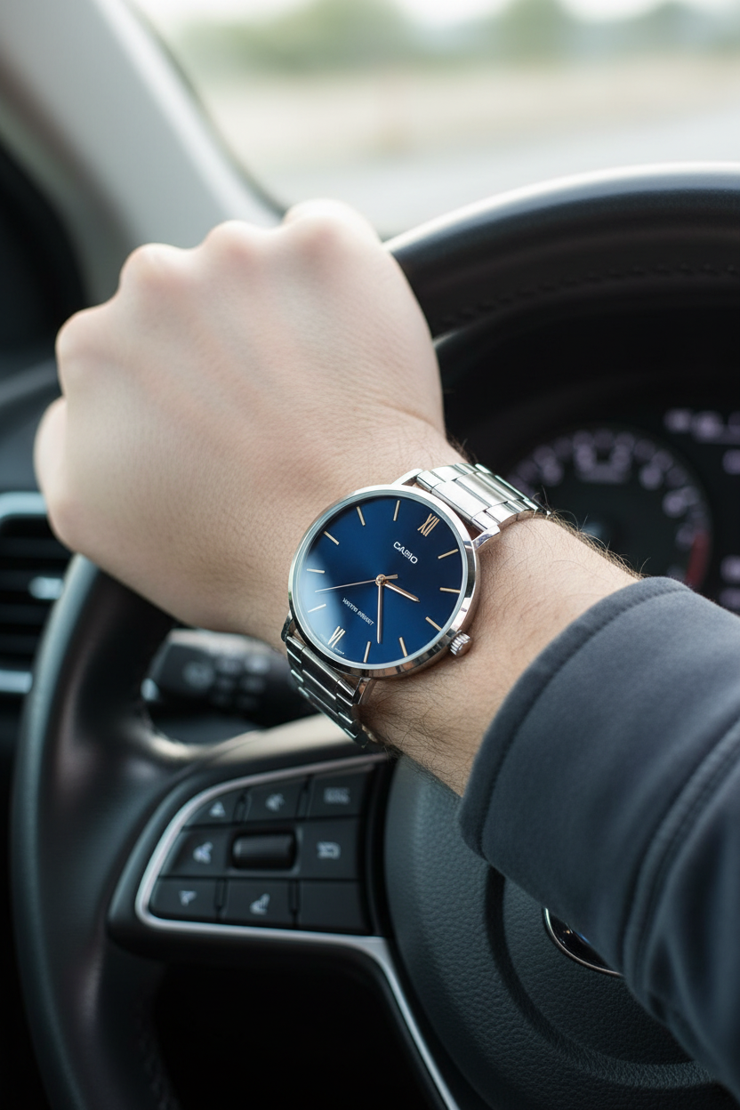 Reloj Casio MTP-VT01D-2BUDF lifestyle conduciendo