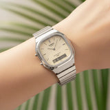 RELOJ CASIO VINTAGE AQ-240E-7A2DF - BLANCO