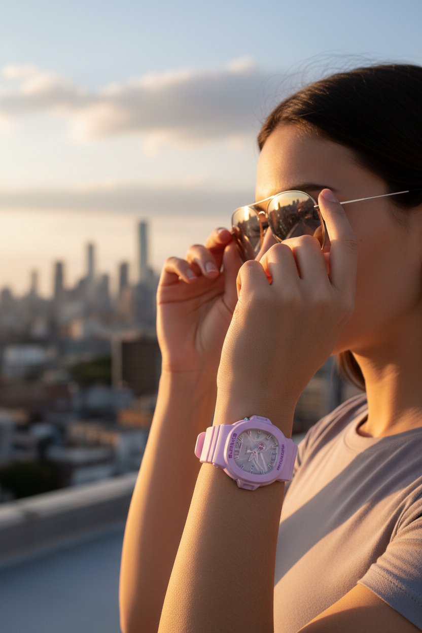 RELOJ PARA MUJER CASIO BABY-G BGA-10D-6ADR - ROSADO - Tiendas Casio TITEC