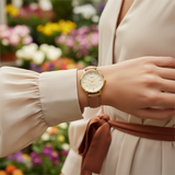 RELOJ PARA MUJER CASIO LTP-VT03GL-4BDF - CAFE