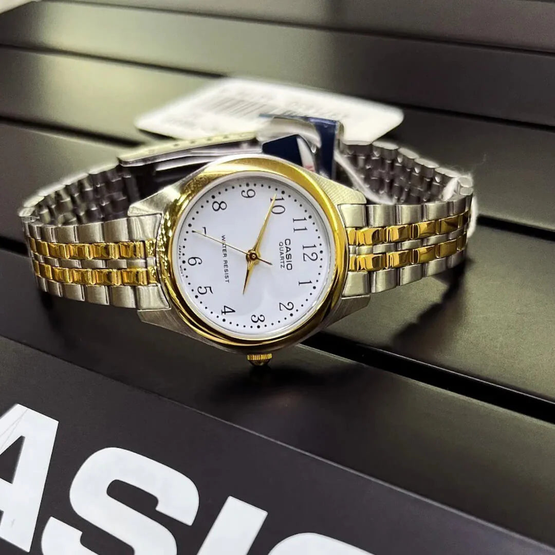 RELOJ PARA MUJER CASIO LTP-1129G-7BRDF -DORADO - Tiendas Casio TITEC