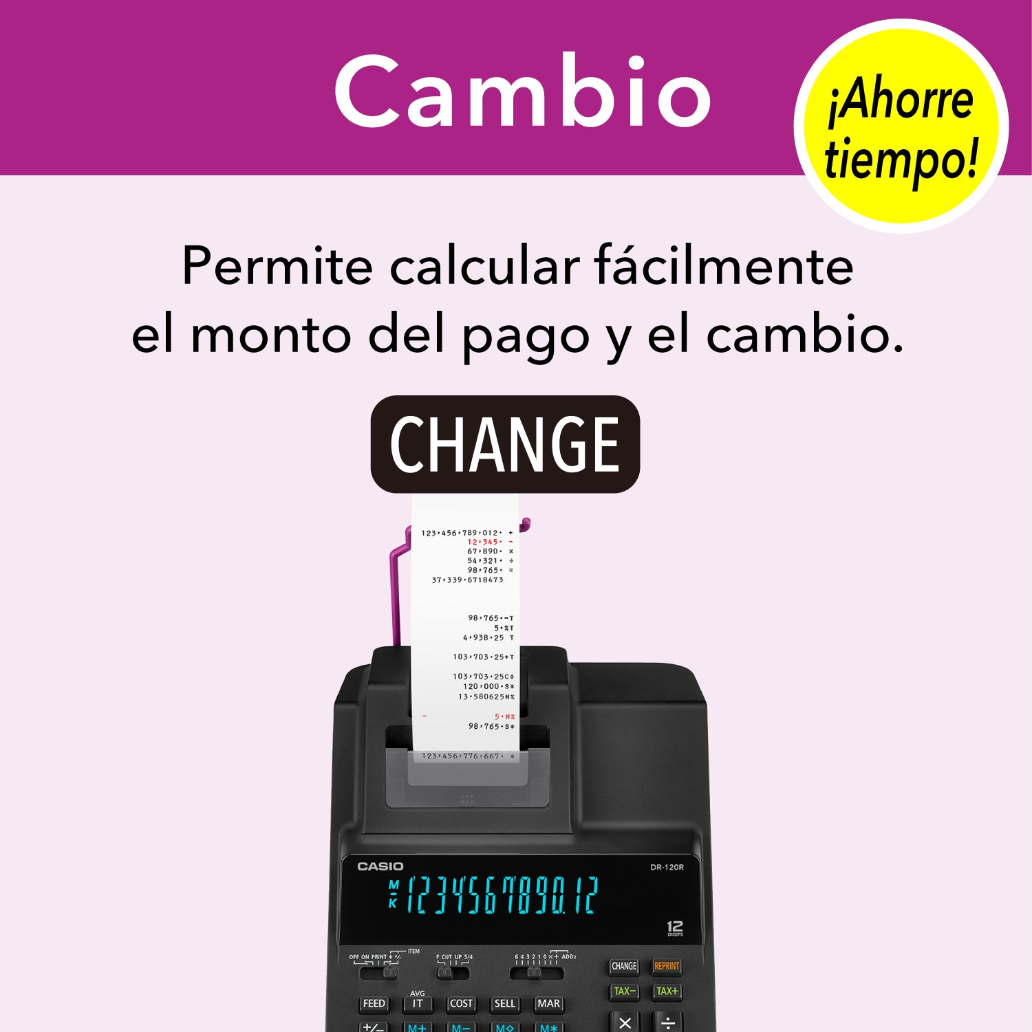 DR-120R-BK-U-DC - Tiendas Casio TITEC