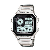 RELOJ PARA HOMBRE CASIO AE-1200WHD-1AVDF -PLATEADO