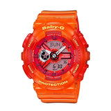 RELOJ PARA MUJER CASIO BABY-G BA-110JM-4ADR -NARANJADO