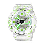 RELOJ PARA MUJER CASIO BABY-G BA-110TX-7ADR -BLANCO