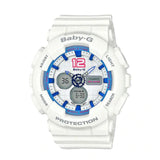 RELOJ PARA MUJER CASIO BABY-G BA-120-7BDR -BLANCO