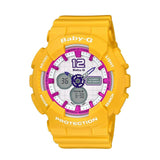 RELOJ PARA MUJER CASIO BABY-G BA-120-9BDR -AMARILLO