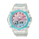 RELOJ PARA MUJER CASIO BABY-G BGA-280AP-7ADR -BLANCO
