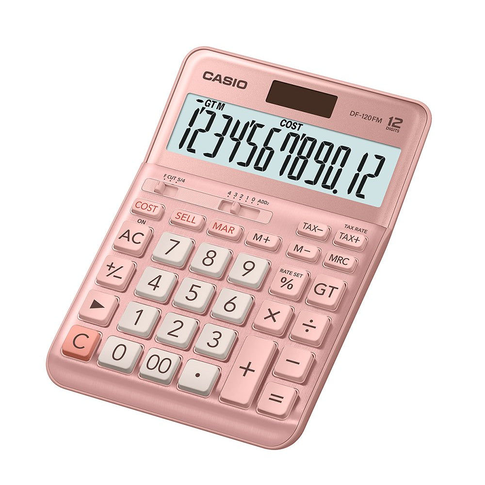 CALCULADORA CASIO - OFICINA DF-120FM-PK | TIENDASCASIO.CTOF.CO  | COLOMBIA |