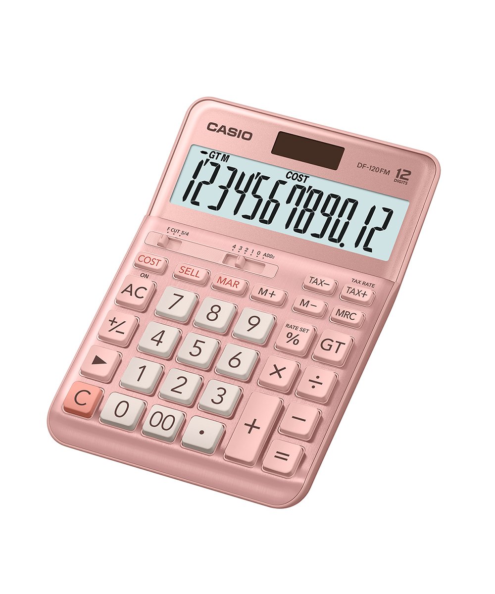 CALCULADORA CASIO - OFICINA DF-120FM-PK | TIENDASCASIO.CTOF.CO  | COLOMBIA |