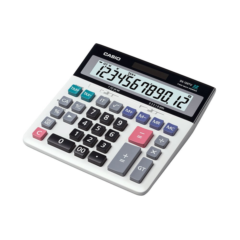 CALCULADORA CASIO - OFICINA  DS-120TV | TIENDASCASIO.CTOF.CO  | COLOMBIA |