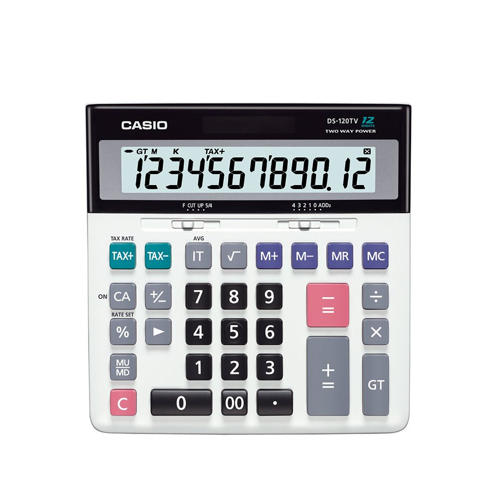 CALCULADORA CASIO - OFICINA  DS-120TV | TIENDASCASIO.CTOF.CO  | COLOMBIA |