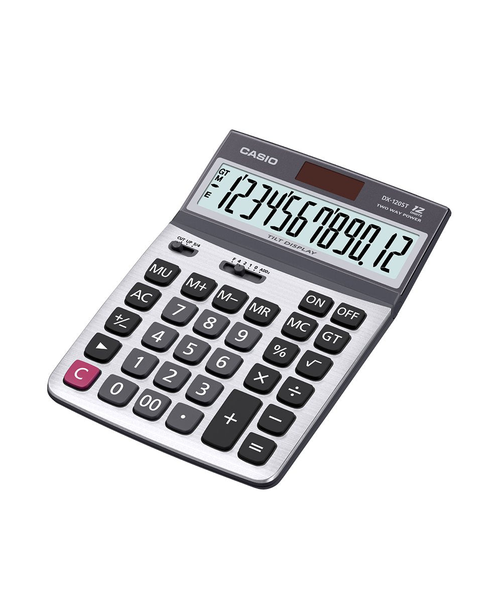 CALCULADORA CASIO - TIENDA Y CAMPO DX-120ST | TIENDASCASIO.CTOF.CO  | COLOMBIA |