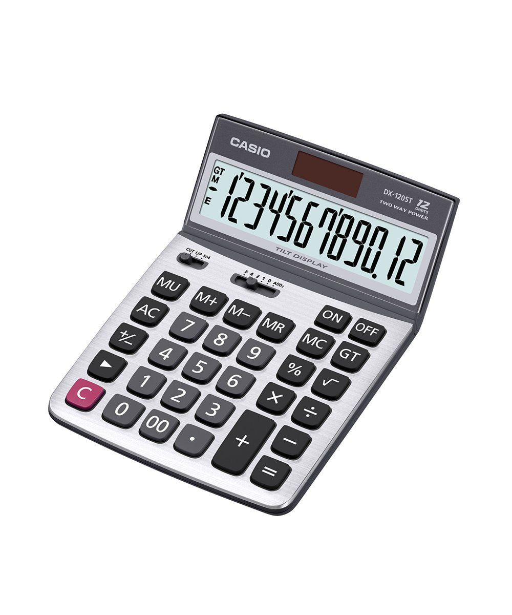 CALCULADORA CASIO - TIENDA Y CAMPO DX-120ST | TIENDASCASIO.CTOF.CO  | COLOMBIA |