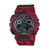 RELOJ CASIO G-SHOCK GA-100CM-4ADR- ROJO