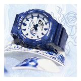 RELOJ CASIO G-SHOCK GA-2100BWP-2ADR- AZUL