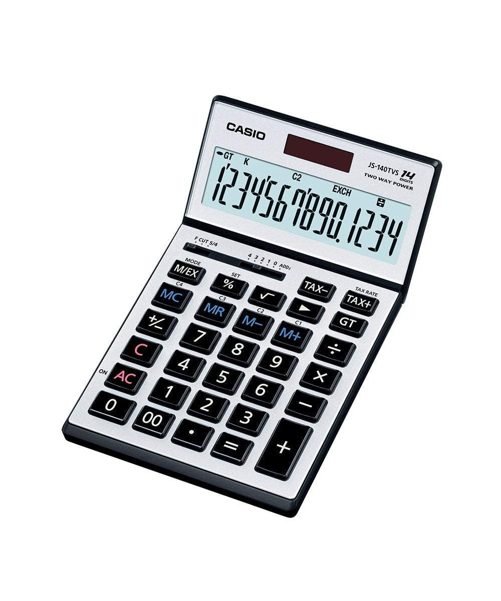 CALCULADORA CASIO - OFICINA  JS-140TVS-SR | TIENDASCASIO.CTOF.CO  | COLOMBIA |